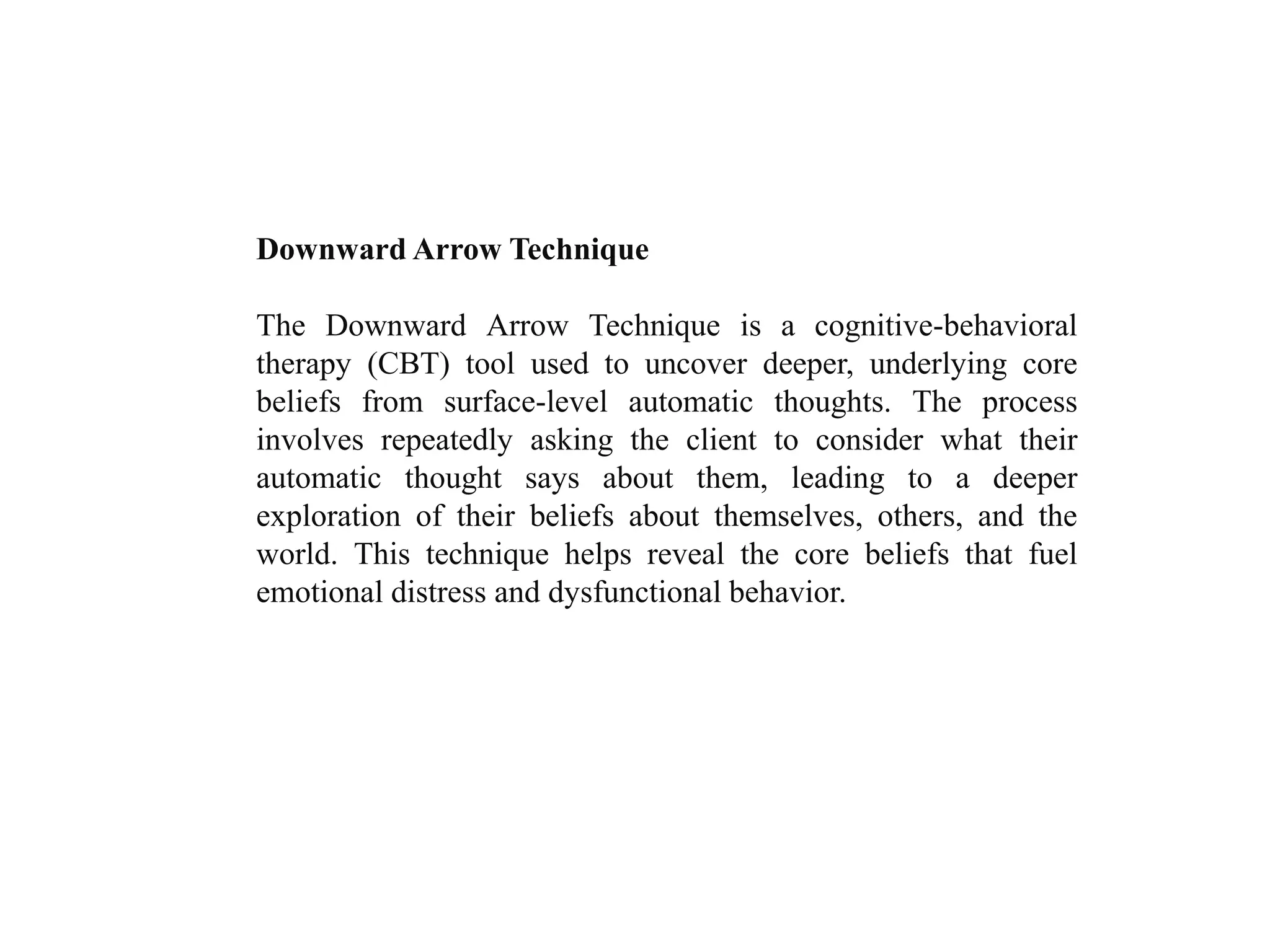 Cognitive Behavioral Therapy for clinical psychologisits | PPTX