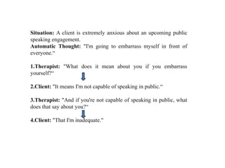 Cognitive Behavioral Therapy for clinical psychologisits | PPTX