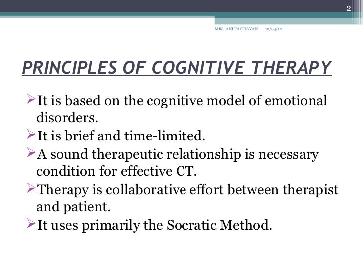 Cognitive Behavior Modification Cognitive Behavior Modification