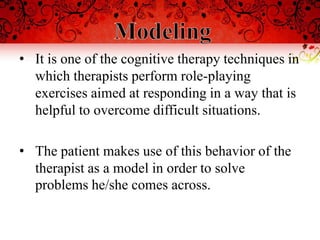 Homework:
• The homework is actually a set of
  assignments given by therapists to
  patients.


• The patient may have to...