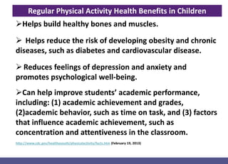 Cognitive Benefits of Exercise for Children and Teens | PPTX
