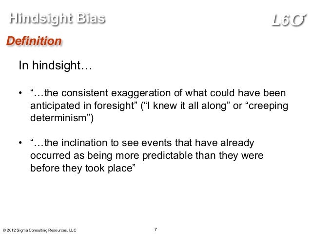 hindsight bias psychology definition hindsight bias psychology definition