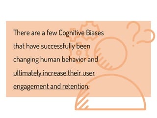 THE VARIABLE SCHEDULE
OF REWARDS BIAS
This Bias is a schedule of reinforcement where a
response is reinforced after an unp...