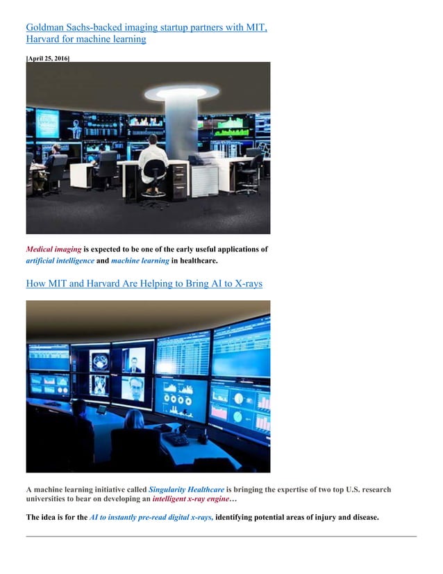 Cognitive Computing Coming to Healthcare | PDF
