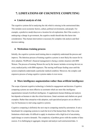 Cognitive computing | PDF