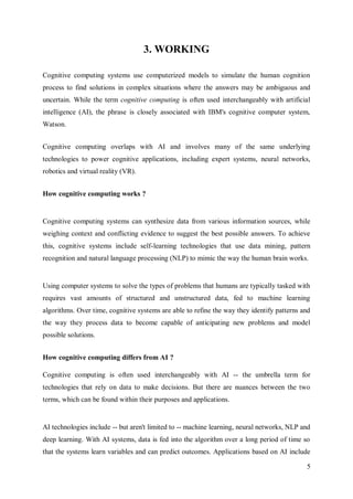 Cognitive computing | PDF