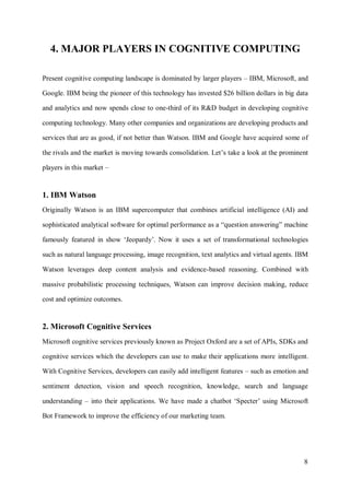 Cognitive computing | PDF