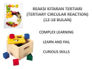 COMPLEX LEARNING
LEARN AND FAIL
CURIOUS SKILLS
 