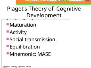 Development J Cognitive development J. Piaget's theory | PPT