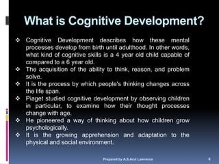 Cognitive development slideshare deals