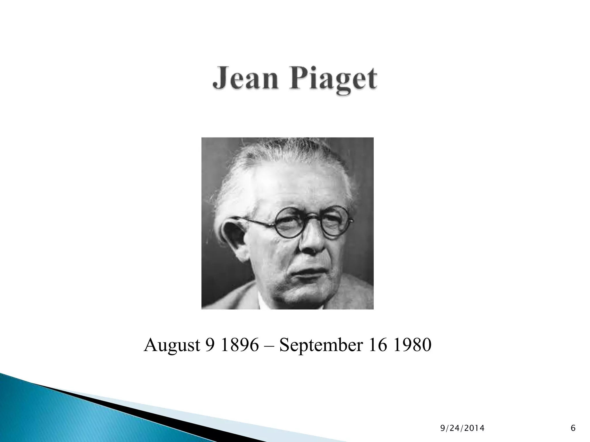 August 9 1896 – September 16 1980 
9/24/2014 6 
 