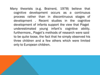 an example of cognitive development