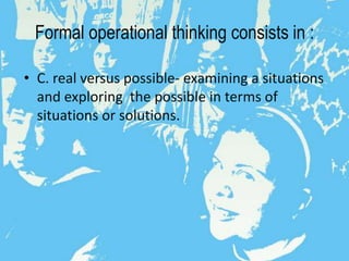 Cognitive development of the high school learners | PPTX