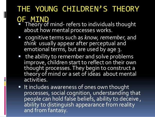 Cognitive development of the preschoolers