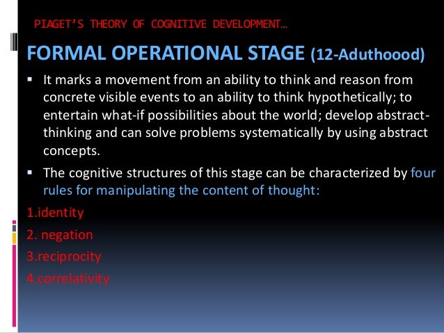 cognitive development of the high school learners