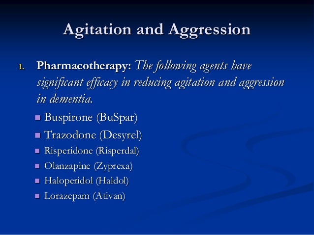Risperidone For Vascular Dementia