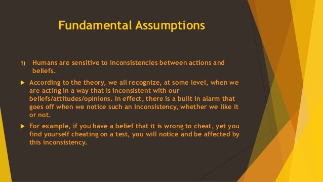 Cognitive Dissonance Theory Cognitive Dissonance Theory