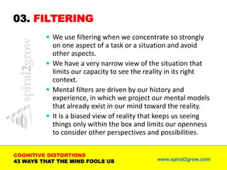 COGNITIVE DISTORTIONS | PPTX