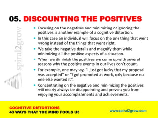 COGNITIVE DISTORTIONS | PPTX