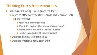 Cognitive Distortions: Understanding and Addressing Them | PPT