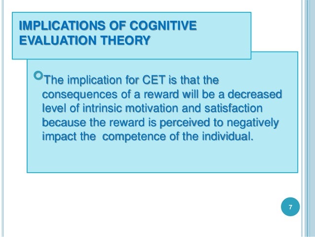 Cognitive evaluation theory