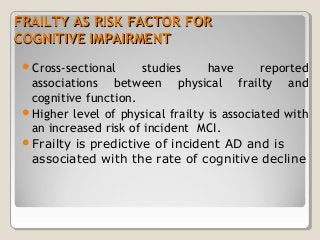 Cognitive frailty | PPT