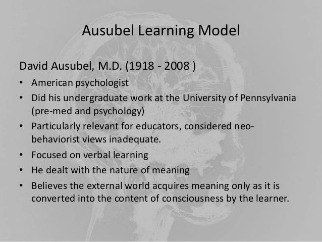 Bruner And Ausubel Theory 2025
