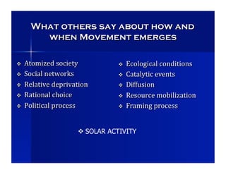 Forming a Movement: Cognitive Liberation | PPT