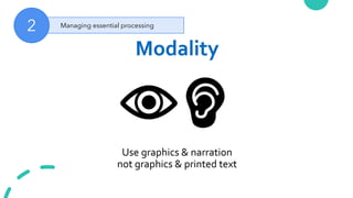 Managing essential processing
2
 