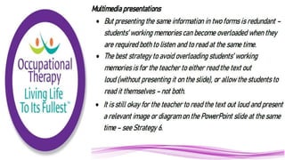 Cognitive Load Theory in Practice