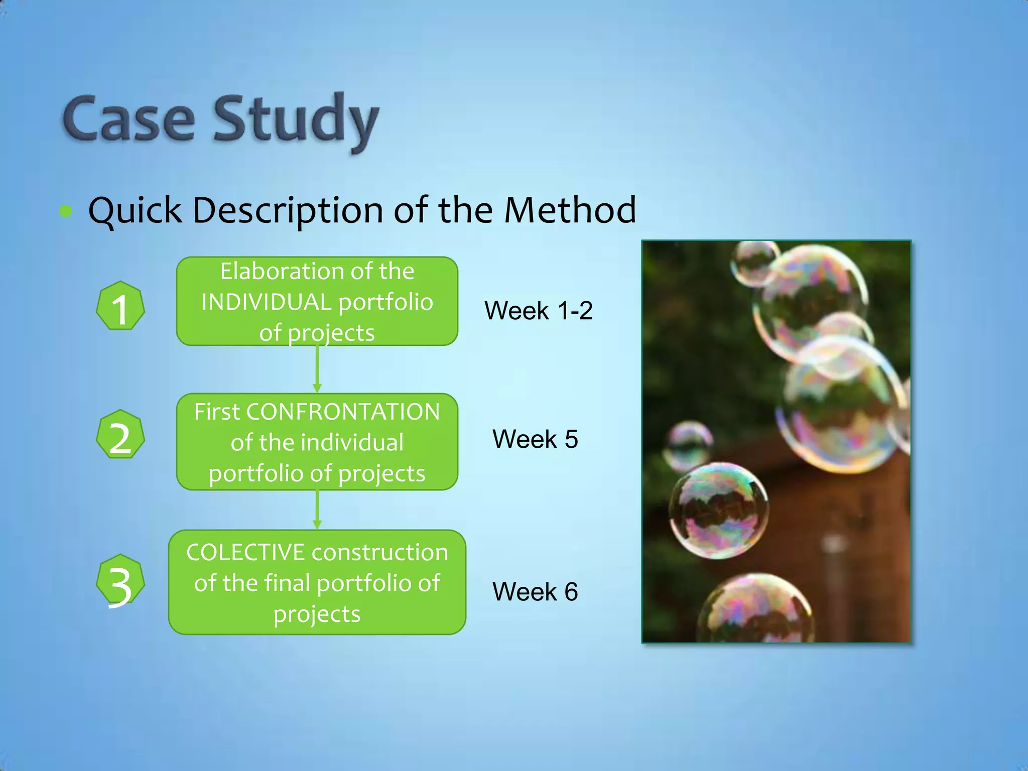 Case StudyEXTERNALIZATION OF BUSINESS STRATEGY MENTAL MODELSUnique Portfolio of ProjectsReasons to use cognitive mappingAllows modeling of Mental ModelsStructuring of ThoughtsCommunicate IdeasConsideration of actions
