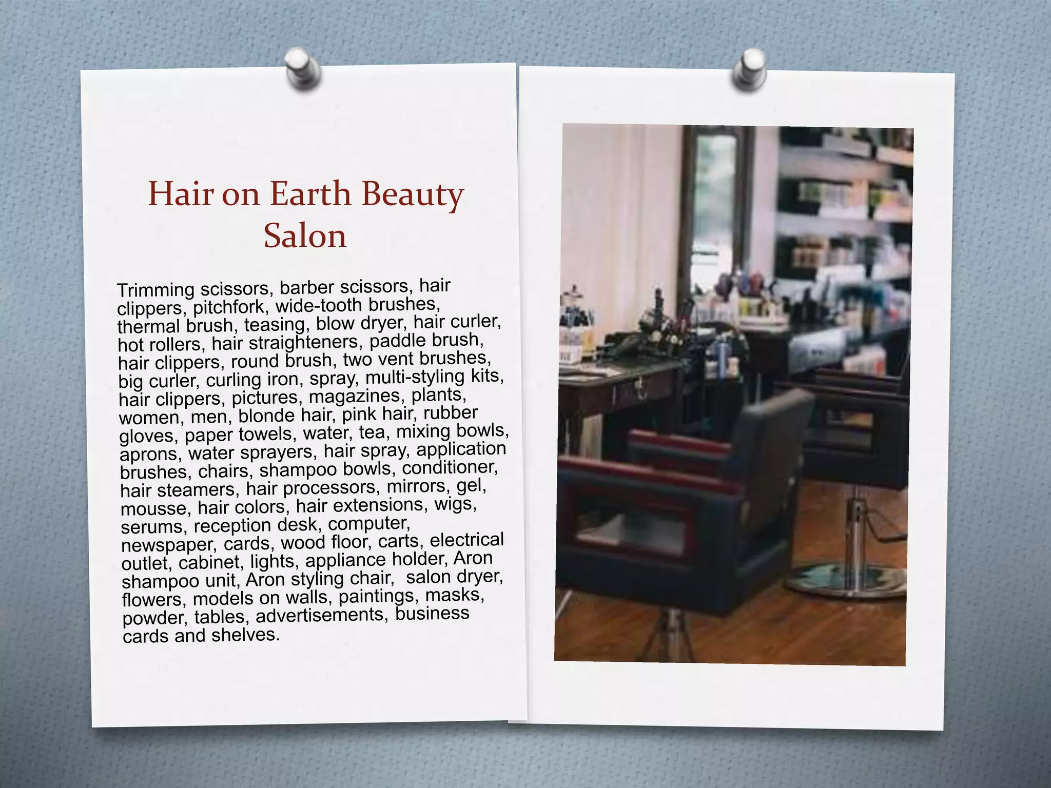 Hair on Earth Beauty
Salon
 
