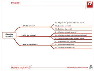 Cognitive modeling | PDF