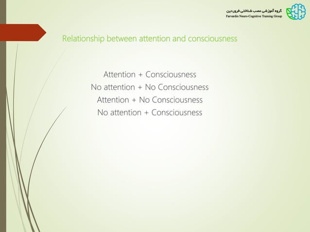 Cognitive psychology of attention and consciousness | PPT