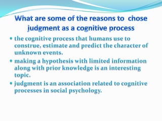 Cognitive Psychology | PPT | Free Download