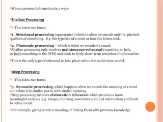 Cognitive Psychology (2).pptx for MA psychology | PPTX
