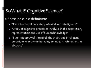Cognitive Science