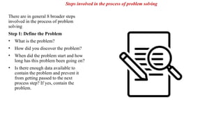 Cognitive strategies for problem solving | PPTX