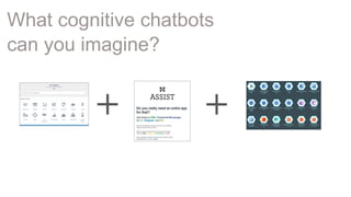 16Page© 2015 IBM Corporation
What cognitive chatbots
can you imagine?
 
