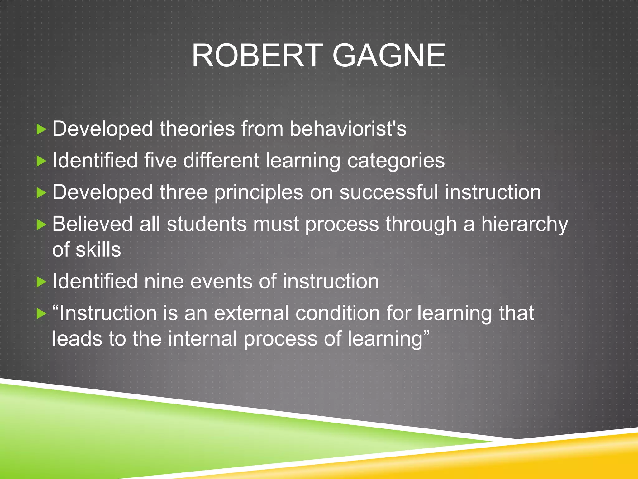 Learning Theories - Cognitive Theory | PPTX
