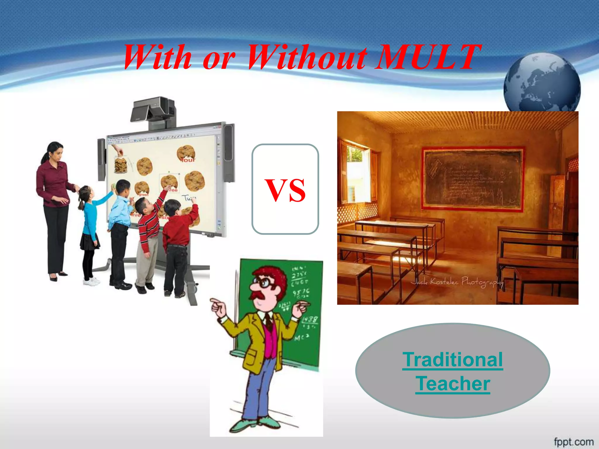 With or Without MULT
VS
Traditional
Teacher
 