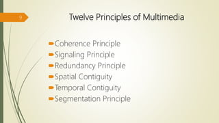 Coherence Multimedia Slide Example Cognitive theory of multimedia design | PPTX