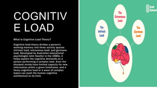 Cognitive theory of multimedia learning 3 | PPTX