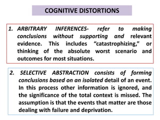 Cognitive therapy | PPTX