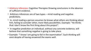Comprehensive Overview of Cognitive Therapy: Techniques and ...
