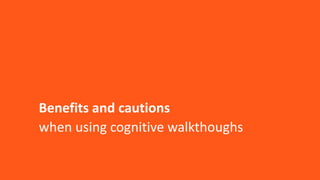 Using cognitive walkthroughs to better review designs for accessibility