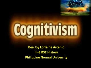 Bea Joy Lorraine Arcenio
III-9 BSE History
Philippine Normal University
 