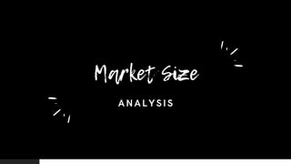 Market Size
ANALYSIS
 