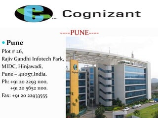 Cognizant organizational culture and structure | PPTX