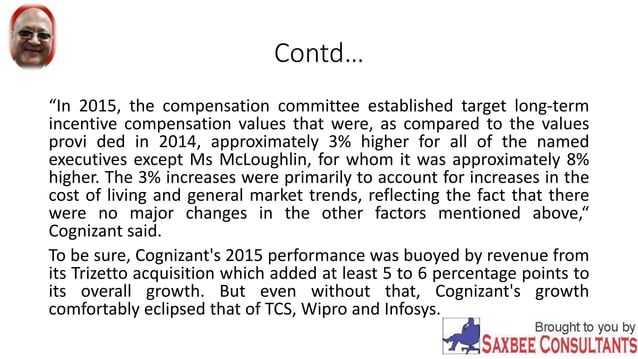 Cognizant Top Bosses Get Hefty Compensation PPT cognizant-top-bosses-get-hefty-compensation-ppt